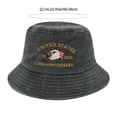 thumbnail image 3 of BSJJY United States 250th Anniversary Bucket Hat, USA Flag Sun Hats for Men Women 4th of July American Flag Bucket Hat Wide Brim Summer Sun Protection Hat (Army Green), 3 of 6