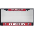 thumbnail image 1 of Los Angeles Clippers Chrome License Plate Frame, 1 of 2