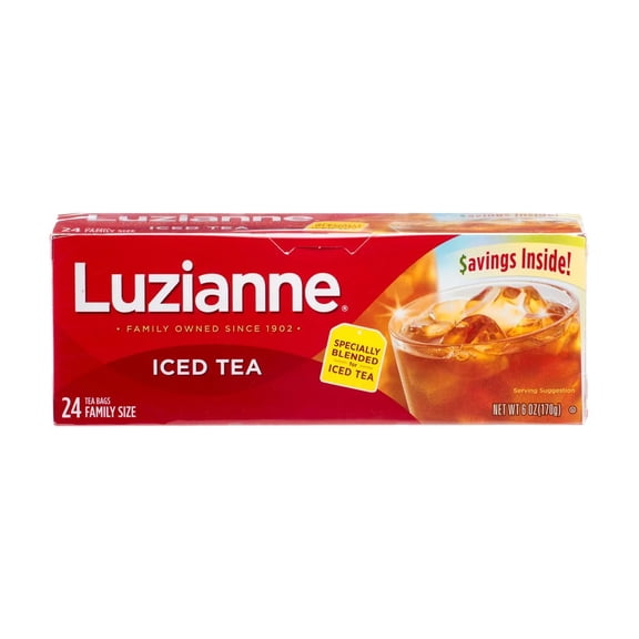Luzianne Family Size Tea Bags 24 Bag - Pack Of 6
