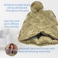 thumbnail image 4 of Core Products MicroBeads Moist Heat Therapy Warming Mitt for Arthritis Stiff Soreness and Trigger Finger, Natural Pain Relief for Small to Medium Size Hand (2-Pack), 4 of 7