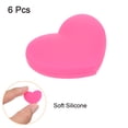 thumbnail image 3 of Uxcell Tennis Vibration Dampener, 6 Pack Heart Shock Absorber Pink, 3 of 6