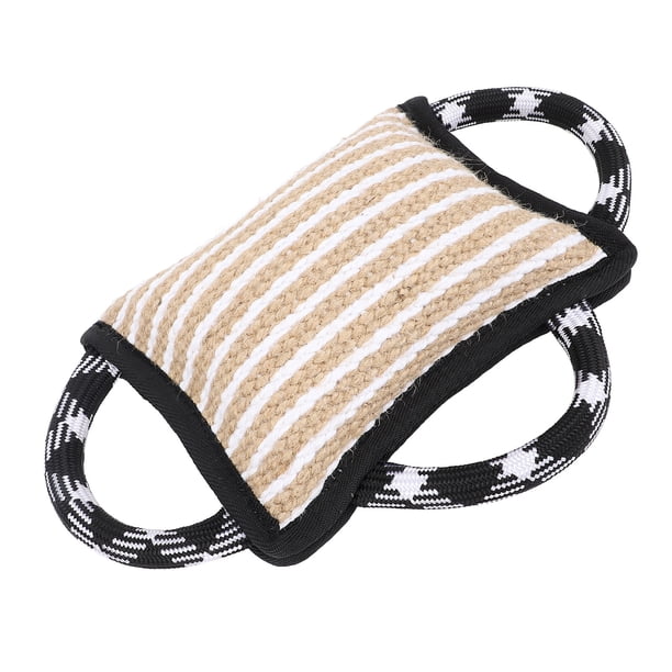Almohada Grande Para Mordeduras De Entrenamiento Para Perros, Juguete Interactivo Resistente Al Desgarro De Yute Para Perros Adultos, Fuerte Fuerza De Mordida Que Evita Que El