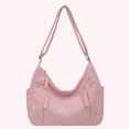 thumbnail image 4 of Bolso Mano Bandolera Pana Gran Capacidad para Viajeros () Rosa, 4 of 9