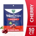 thumbnail image 3 of (9 pack) Vicks VapoDrops Cough Drops for Cough and Sore Throat Relief, Cherry, 50 count, 3 of 12