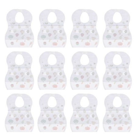 

Rosarivae 20Pcs Disposable Baby Bib Kids Eating Saliva Towel Feeding Lunch Bib Newborn Bibs Apron