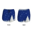 thumbnail image 6 of Uemuo Christmas Fir Tree Pattern Women's Athletic Shorts High Waisted Running Shorts with Liner Pockets Gym Elastic Workout Shorts-XX-Large, 6 of 9