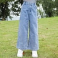 thumbnail image 5 of Pantalones vaqueros holgados de moda para niñas, otoño 2022, nuevos pantalones vaqueros casuales para niños, ropa cómoda para niñas, pantalones para niñas de 6, 8, 10 y 12 años, 5 of 5