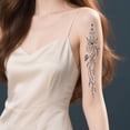 thumbnail image 4 of Wildflower Temporary Tattoo Stickers Eco-Friendly Waterproof Body Art for Parties and Travel, 4 of 8