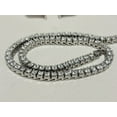 thumbnail image 6 of Gold Silver Tennis Chain hip-hop OTF Necklace for Men Women, Rhinestone Tennis Necklaces for Women and Teens,Tennis and Cuban Link Chains23.36 Inches (silvery), 6 of 8