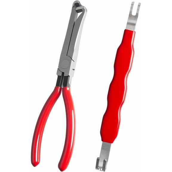 Automotive Electrical Disconnect Pliers and Connector Separator Tool Set, High-Carbon Steel Kit for Fuel Injectors and Sensors