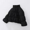 thumbnail image 3 of Jalioing Toddler Girls Puffer Jacket Winter Thermal Long Sleeve Stand Collar Puffy Coat Fashion Cute Outerwear with Pocket, 3 of 5