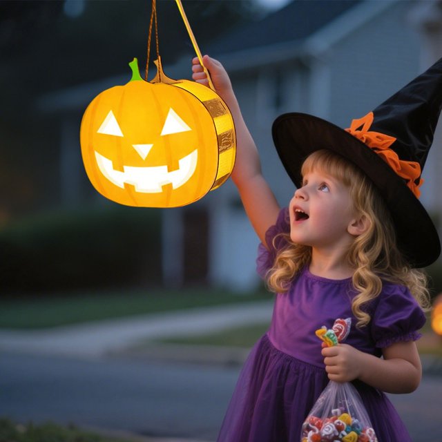 RKSTN Halloween Decorations DIY Halloween Mini Lanterns Suitable for Centerpieces Suitable for Halloween Interior Decorations Center Table Decorations Containing Adhesive 6ml Halloween Gifts