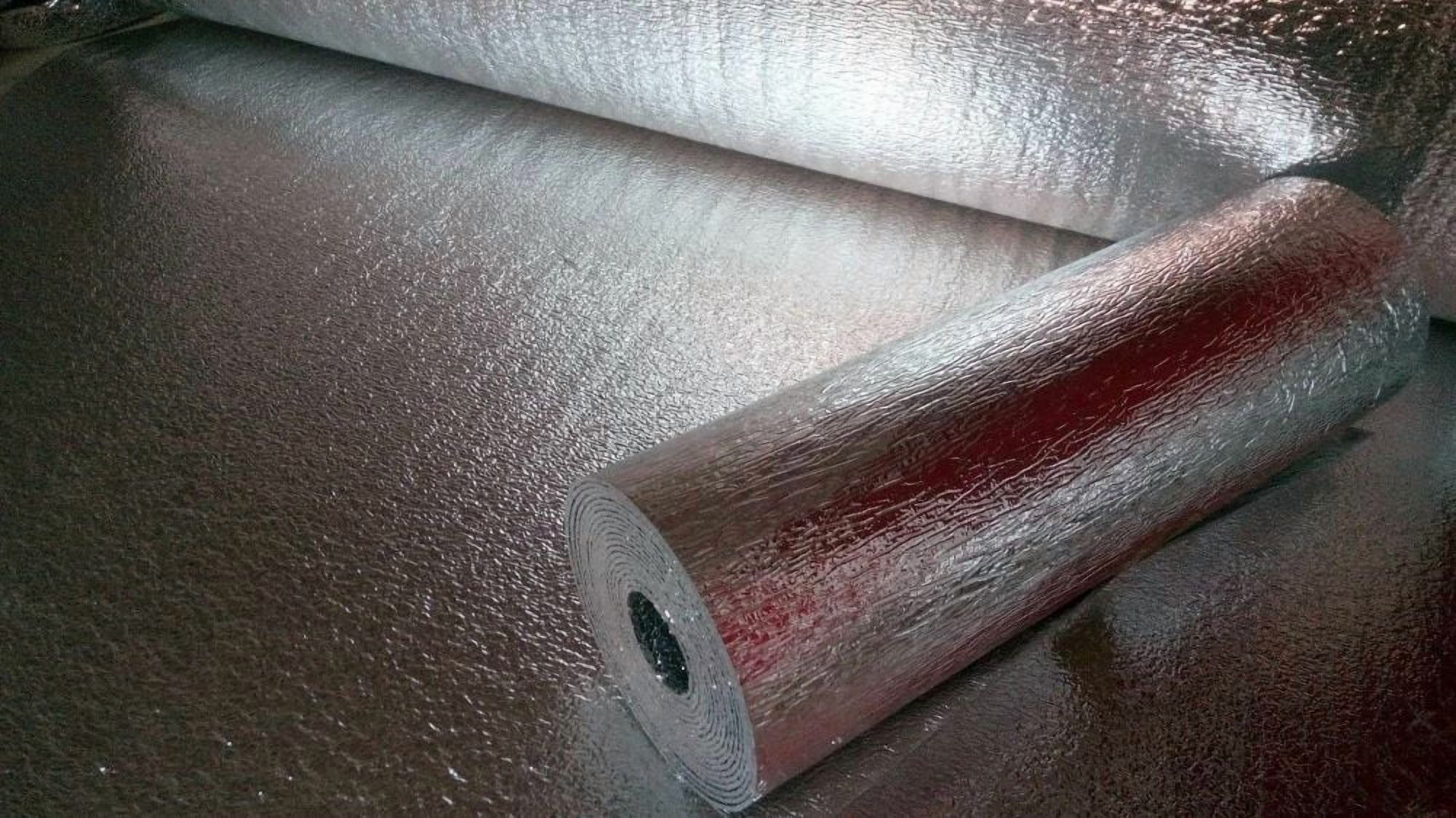 NASATEK Reflective Foam Core Insulation Garage Door Double Foil 36In x 10ft Roll