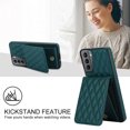 thumbnail image 5 of Crossbody Wallet Case for Samsung Galaxy S21 Plus, RFID Blocking Protective Purse Case Cover with Card Holder Kickstand Shoulder Strap Lanyard Magnetic Closure for Samsung Galaxy S21 Plus, Green, 5 of 8