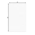 thumbnail image 2 of Oyster Shell White 6x10 Uncut Art Mat Board - No Opening - 25 Mats, 2 of 7