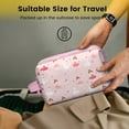 thumbnail image 5 of Toiletries Bag,Ballet Swan Princess Pattern Mens Womens Toiletry Bag Bathroom Bag,Waterproof Toiletry Travel Bag Dopp Kit Shaving Bag 11x6.3x5.1 Inch, 5 of 5