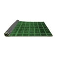 thumbnail image 2 of Ahgly Company Indoor Square Abstract Emerald Green Modern Area Rugs, 3' Square, 2 of 4