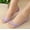 Light Purple, variant on Peep Toe No Show Socks for Women, Open Toe Invisible Liner Socks with Non-Slip Silicone Grip, Two Finger Toeless Boat Socks, Complexion, One Size