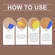 GWAAMB Beeswax Spray, Natural Micro-Molecularized Beeswax Spray for Kitchen and Furniture, Wood Cleaner and Polish, 1 Count