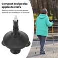 thumbnail image 2 of Quad Walking Canes Replacement Tip 4 Legs Support Walking Stick Base Shock Absorption Anti Slipping for Elderly Avoid Stumbling, 2 of 5
