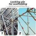 thumbnail image 4 of OULII 8pcs Scaffolding Parts Galvanized Steel Replacement for Building Maintenance, 4 of 4