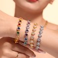 thumbnail image 2 of European And American Ins Style Love Shiny Zircon Stitching Bracelet Light Luxury Temperament, 2 of 2