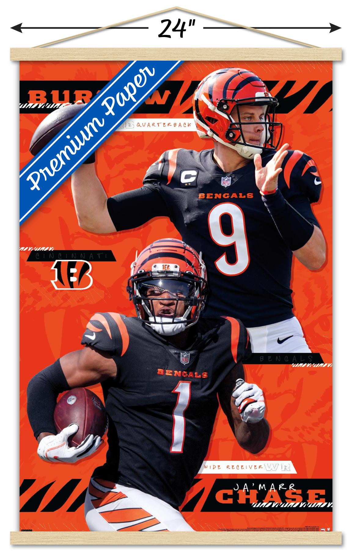 NFL Cincinnati Bengals - Dynamic Duo 21 Wall Poster, 22.375 x 34