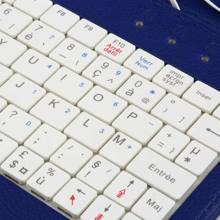 Clearance Sale Ultra Slim 7 Inches Adjustable Tablet Case Keyboard Stand Cover For Android Tablet With Micro Usb Connection French Version Dark Blue M Walmart Canada