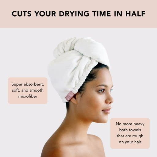 drying your hair with a towel