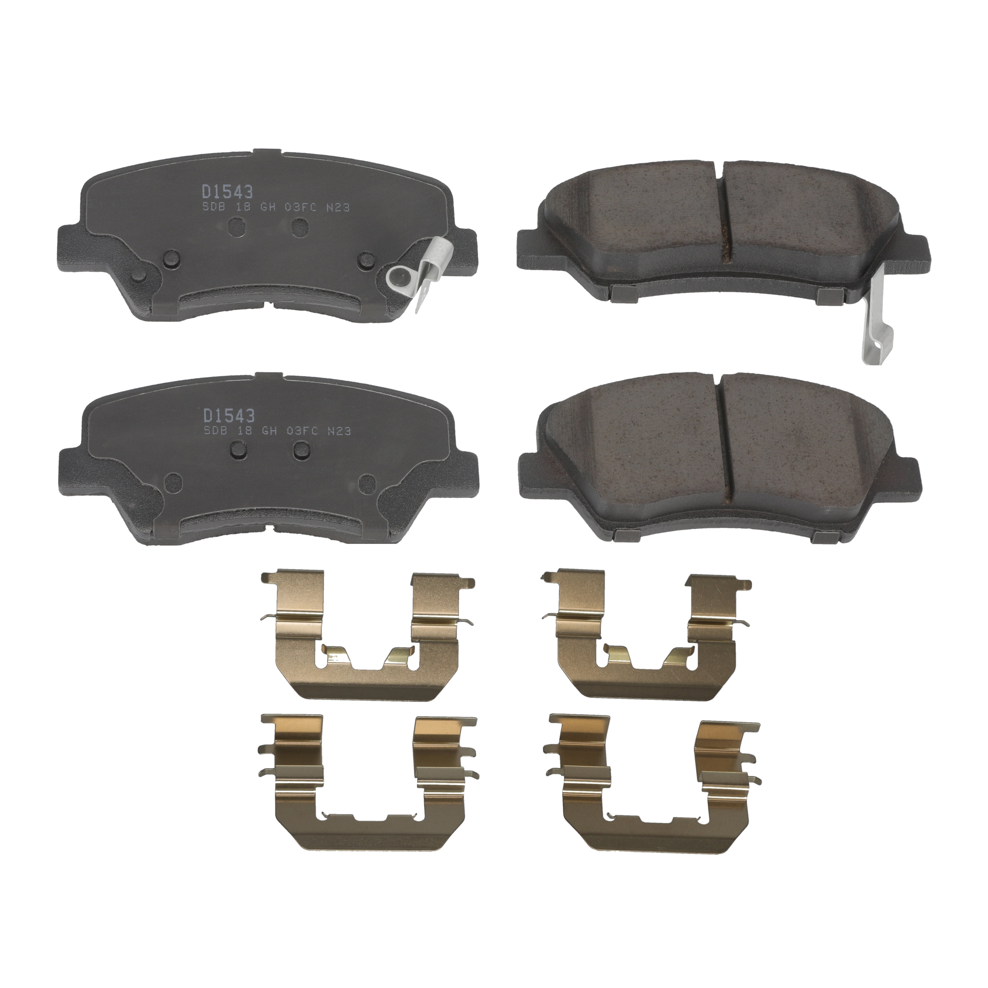 Winstop Brake Pad Set, Front WS.1543.0.C, Kia Forte 2016-2013