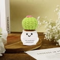 thumbnail image 2 of Muñeco de lana tejido a mano, divertido, interesante y adorable, con energía positiva *2 piezas, 2 of 8