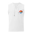 thumbnail image 2 of Camisetas de Verano para Hombre, Corbata Casual de Color Sólido sin Mangas Cuello Redondo Camiseta de Camiseta Hecha de 60% Algodón 40% Lino, Bajo Camisetas para Hombres, 2 of 3