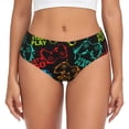 thumbnail image 1 of Balery Play Game Start Ropa Interior de Algodón para Mujer con Dibujo – Braguitas Cómodas y Elásticas, Estilo Clásico-3X-Large, 1 of 6