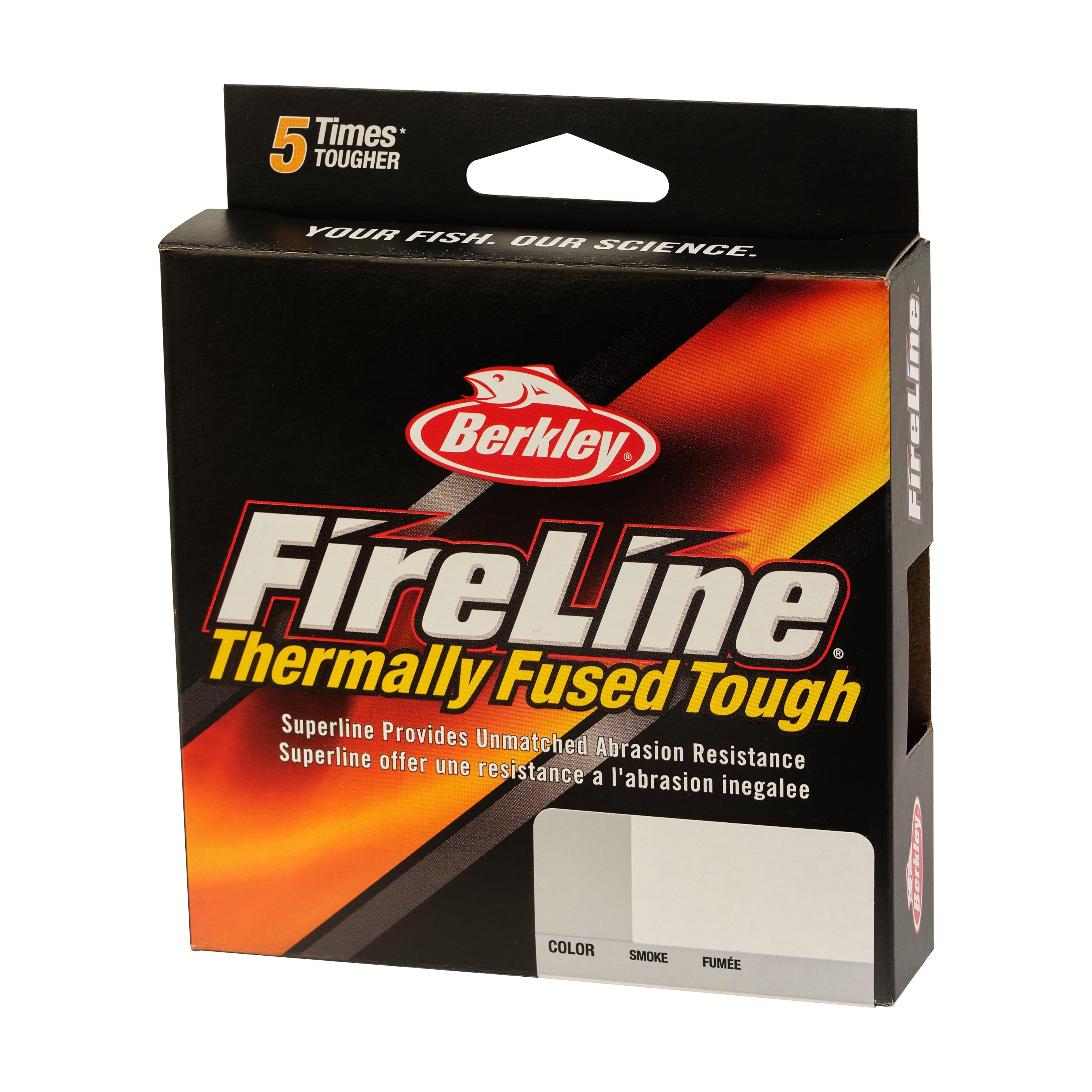 (2 pack) Berkley FireLine® Fishing Line, Smoke, 6 lb Test Strength, 125 yd