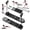 Type 1-Black, variant on BAOKALER Pilates Board, Upgraded Pilates Reformer Equipment With Automatic Rebound, Core Training Ab Roller, Foldable Workout Machines - Full Body Workout Equipment, Home Pilates