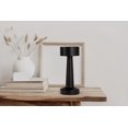 thumbnail image 4 of Bell + Howell Chelsea Table Lamp Small Cordless Touch LED Rechargeable Lamp for Bedside Desk Nightstand Midnight Black - pack of 2, 4 of 10