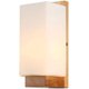 thumbnail image 1 of Aplique de pared interior vintage Aplique de pared Art Deco industrial Aplique de pared de madera con bombilla de 12W Luz blanca cálida para bar, dormitorio, cocina, restaurante, cafetería, pasillo JAMW Sencillez, 1 of 5