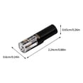 thumbnail image 3 of Low Voltage Wire Connector, Electrical Plug, 2 Wire Connector, Battery Quick Disconnect, Automotive Electrical Connectors, Push in Wiring Terminal, Black insulating Cover, 0.3 in, 3 of 6