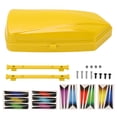 thumbnail image 4 of Maleta de equipaje para maletero de techo de control remoto, con pegatinas de soporte, tuerca de tornillo para coche de control remoto SCX10 90046 1/10 1/8, color amarillo, 4 of 10