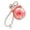 Pink, variant on Preserved Rose Keychain With Pearl Chain Long Lasting Flower Key Ring With Love Heart Decor Valentine's Day For Her Birthday & Anniversary Bag Charm Pendant Keyring for Women(Pink)