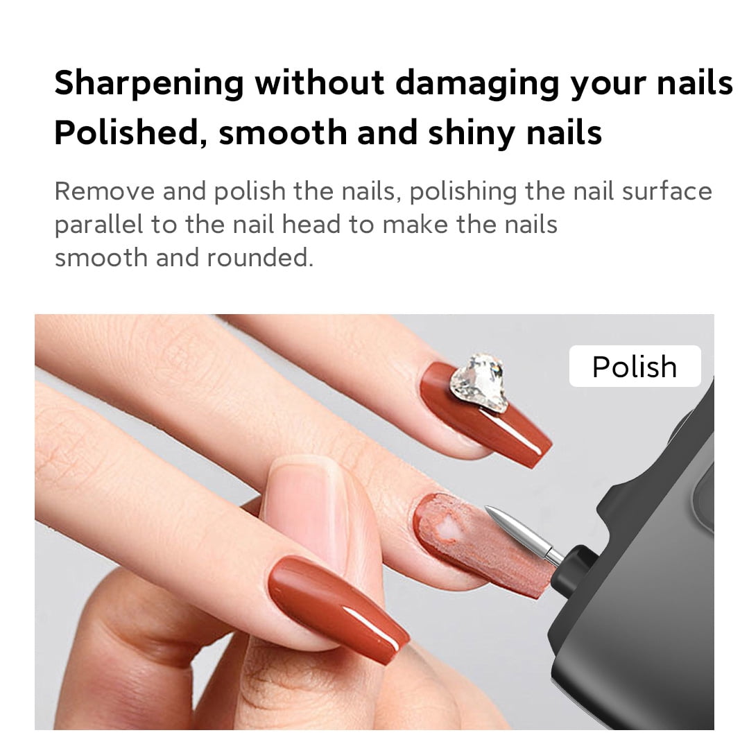 USB Rechargeable Automatic Nail Trimmer – All-in-One Electric Nail Clipper, File, and Polisher with Safety Sensors, Vacuum Dust Collector, LED Light, and Type-C Fast Charging