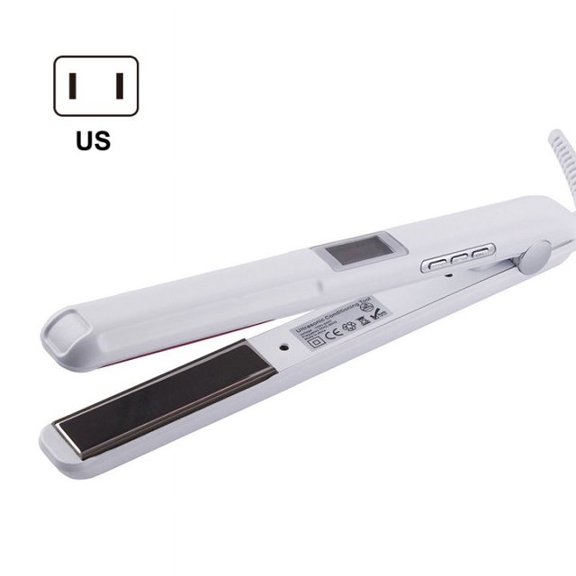 Cheveux Lisses Soins Capillaires Infrarouges Fer Ultrasonique Curler Réparer les Cheveux Endommagés avec LCD Affichage 360 Cordon Pivotant Nouveau