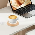 thumbnail image 4 of KAKOWELY Cup Heater Usb Heating Mat Iron Shell Temperature Control Meeting Room 1 Set, 4 of 8