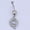 Q, variant on Letters A-Z Charming Body Piercing Crystal Rhinestone Navel Belly Button Ring-W