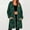 Army Green, variant on Womens Waterproof Raincoat Lightweight Rain Jacket Trench Coat Hooded Windbreaker With Pockets for Outdoor S-XXL
