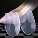 thumbnail image 2 of 1 par de taloneras flexibles de gel de silicona en forma de U para aliviar el dolor, la fascitis plantar y la irritación - Talla S, 2 of 7