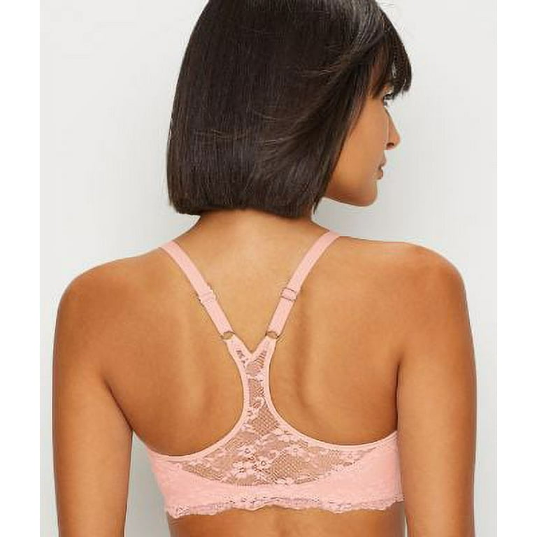 Bra Lace Extra Coverage Maidenform One Fab Fit Lift T-Back Front Close 07112