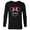 Black, variant on Minnie Mouse Tochter Head Icon Magic Family German- Long Sleeve T-Shirt for Men - Customized-Athletic Heather