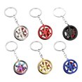 thumbnail image 2 of Vacemry 6Pcs Car Wheel Keychain, Alloy Tire Rim Keychain Pendant, Car Parts Model Key Chain, Car Keyring Pendant, Gift Pendants for Men Women, Car Keys Decor, 2 of 9