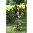 thumbnail image 5 of Hi-Line Gift 7” Hear, See and Speak No Evil Stacked Cats Garden Statue, 5 of 5